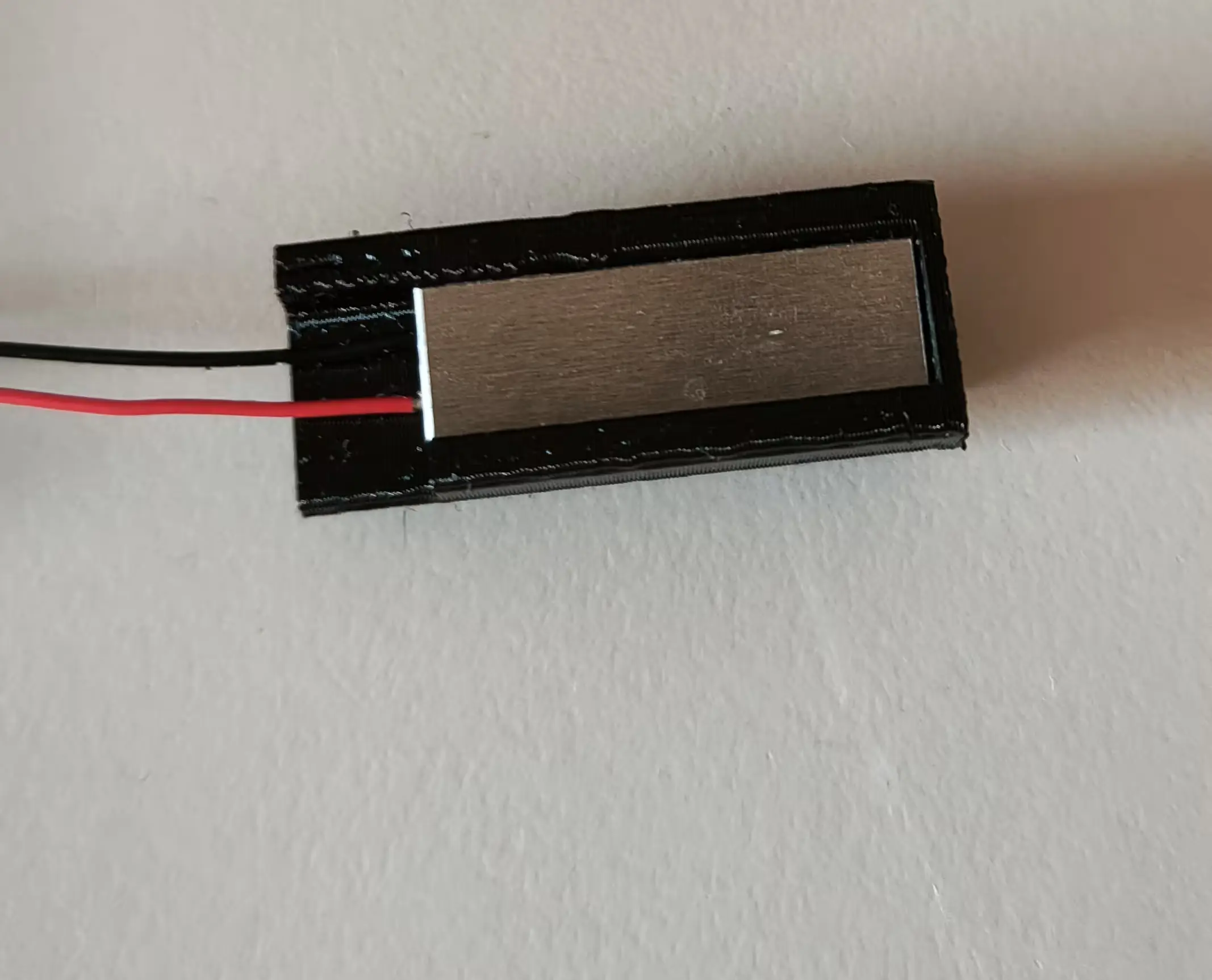 COB LED module pushed with LED facing down onto the Filament Path 3d print piece